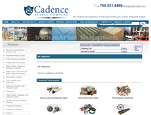 Tablet Screenshot of industrial-supplies.cadencesupply.com